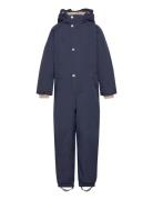 Wanni Fleece Lined Snowsuit. Grs Outerwear Coveralls Snow-ski Coveralls & Sets Navy Mini A Ture