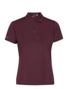 Piqué Polo Shirt Sport T-shirts & Tops Polos Burgundy Ralph Lauren Golf