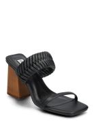 Raver Sandal Sandal Med Hæl Black Steve Madden