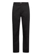 Cotton Twill Stretch Elias Pants Bottoms Trousers Casual Black Mads Nørgaard