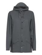 Jacket W3 Outerwear Rainwear Rain Coats Grey Rains