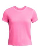 Ua Launch Shortsleeve Sport T-shirts & Tops Short-sleeved Pink Under Armour