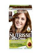 Garnier Nutrisse Ultra Crème 4.3 Golden Brown Beauty Women Hair Care Color Treatments Nude Garnier