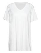 Favourite Tee Tops T-shirts & Tops Short-sleeved White Moshi Moshi Mind