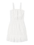 Nkfhinku Strap Dress Dresses & Skirts Dresses Casual Dresses Sleeveless Casual Dresses White Name It