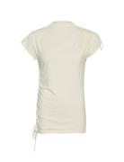 Mschblaise Sl Tee Tops T-shirts & Tops Short-sleeved Cream MSCH Copenhagen
