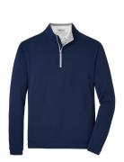 Perth Stretch 1/4 Zip Sport Sweatshirts & Hoodies Sweatshirts Navy Peter Millar