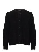 Slflulu Ls Knit Short Cardigan Noos Tops Knitwear Cardigans Black Selected Femme