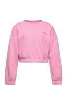 Sweatshirt Gwen Crewneck Tops Sweatshirts & Hoodies Sweatshirts Pink Lindex