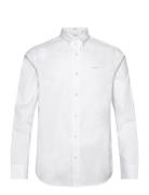 Reg Pinpoint Oxford Shirt Tops Shirts Casual White GANT