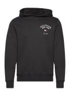 Arched Varsity Hoody Tops Sweatshirts & Hoodies Hoodies Black Tommy Hilfiger