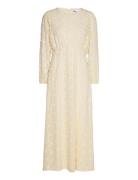 Julia Long Dress Maxikjole Festkjole Cream Once Untold