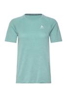Odlo T-Shirt Crew Neck S/S Essential Seamless Sport T-shirts & Tops Short-sleeved Green Odlo