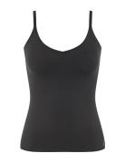 Sloggi Zero Feel 2.0 Spaghetti Top Tops T-shirts & Tops Sleeveless Black Sloggi