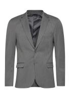 Sdfredrick Clas Blazer Suits & Blazers Blazers Single Breasted Blazers Grey Solid