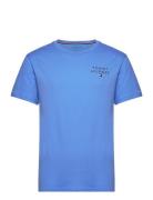 Cn Ss Tee Logo Tops T-Kortærmet Skjorte Blue Tommy Hilfiger