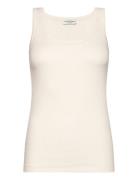 Bs Charlotte Top Tops T-shirts & Tops Sleeveless White Bruun & Stengade
