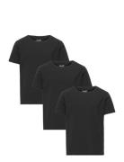 Claudio Boys 3-Pack T-Shirt Tops T-Kortærmet Skjorte Black Claudio