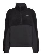 Columbia Trek Hybrid Sherpa 1/2 Zip Sport Sweatshirts & Hoodies Fleeces & Midlayers Black Columbia Sportswear