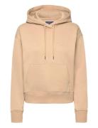 D1. Icon G Essential Hoodie Tops Sweatshirts & Hoodies Hoodies Beige GANT