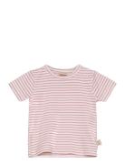 T-Shirt S/S Baggy Sum Printed Tops T-Kortærmet Skjorte Red Petit Piao