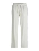 Jpstbill Jjwide Crinkle Jogger Pant Bottoms Trousers Casual White Jack & J S