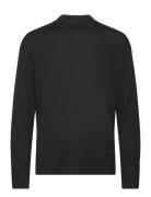 Merino Mini Mock Neck Sweater Tops Knitwear Round Necks Black Calvin Klein