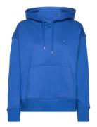 D1. Icon G Essential Hoodie Tops Sweatshirts & Hoodies Hoodies Blue GANT