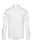 2Ply Stretch Twill Slim Fit Shirt Tops Shirts Business White Michael Kors