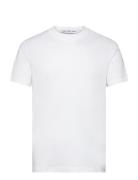 Institutional Tee Tops T-Kortærmet Skjorte White Calvin Klein Jeans