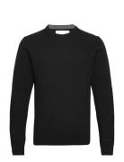 Cfkarl Lambswool Crew Neck Kni Tops Knitwear Round Necks Black Casual Friday