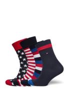 Th Kids Basic Stripe & Stars Only S Sokker Strømper Multi/patterned Tommy Hilfiger