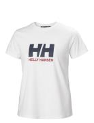 W Hh Logo T-Shirt 2.0 Sport T-shirts & Tops Short-sleeved White Helly Hansen