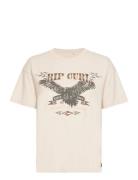 Ultimate Surf Relaxed Tee Sport T-shirts & Tops Short-sleeved Beige Rip Curl