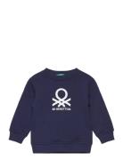 Sweater L/S Tops Sweatshirts & Hoodies Sweatshirts Navy United Colors Of Benetton