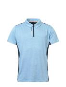Mens Spey Drycool Polo Tops Polos Short-sleeved Blue Abacus