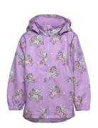 Jacket Softshell Aop Outerwear Softshells Softshell Jackets Purple Lindex