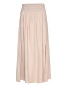 D6Arja Long Skirt Lang Nederdel Beige Dante6