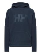 Jr Daybreaker Hoodie Sport Sweatshirts & Hoodies Hoodies Blue Helly Hansen