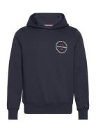 Hilfiger Roundel Hoody Tops Sweatshirts & Hoodies Hoodies Navy Tommy Hilfiger