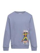 Nkmdusin Marvel Bru Sweat Box Mar Tops Sweatshirts & Hoodies Sweatshirts Blue Name It