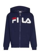 Balge Classic Logo Zip Hoody Sport Sweatshirts & Hoodies Hoodies Navy FILA