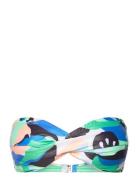 Rio Twist Bandeau Swimwear Bikinis Bikini Tops Bandeau Bikinitops Multi/patterned Seafolly