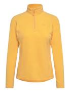 W Daybreaker 1/2 Zip Fleece Sport Sweatshirts & Hoodies Fleeces & Midlayers Yellow Helly Hansen