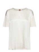 Esandy Tops T-shirts & Tops Short-sleeved White BOSS