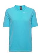 Lady Running Airstream Outwear Shirt Short Sleeve Sport T-shirts & Tops Short-sleeved Blue UYN