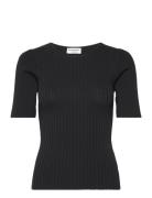 Bs Thyra T-Shirt Tops T-shirts & Tops Short-sleeved Black Bruun & Stengade