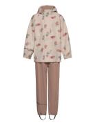 Rainwear Set - Aop Outerwear Rainwear Rainwear Sets Multi/patterned CeLaVi