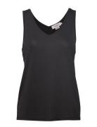 Slcolumbine Tank Top Tops T-shirts & Tops Sleeveless Black Soaked In Luxury