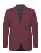 Slhslim-Liam Blz Flex B Suits & Blazers Blazers Single Breasted Blazers Burgundy Selected Homme